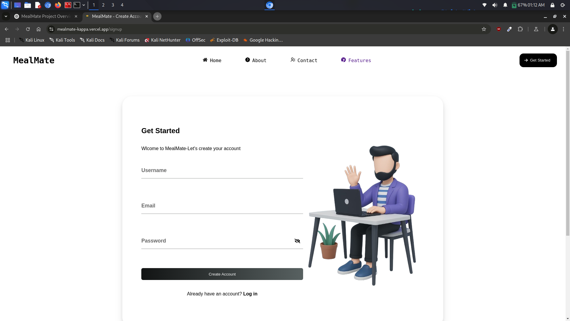 MealMate screenshot 2